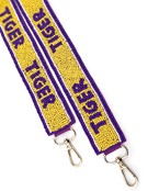  Collegiate Theme Beaded Bag Strap