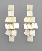 Acrylic Square Chandeliers Earrings
