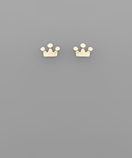  Crown Crystal Earrings