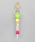  MAMA Wood Cube Key Chain