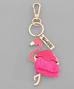  Enamel & Letter Keychain