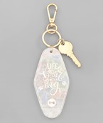  Dog Surfing Board Key Chain