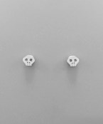  Brass Skull Studs