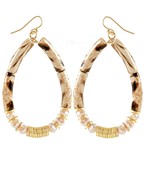  Animal Print Teardrop Earrings