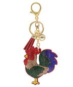  Colorful Rooster Keychain