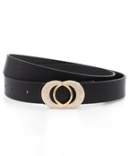  Paved Crystal Double Circle Belt