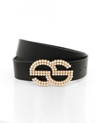  Paved Pearl Buckle Belt