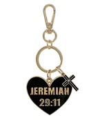  JEREMIAH Heart Keychain