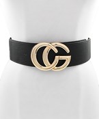  Double Open Circle Elastic Belt
