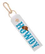  HOWDY Leather Key Chain