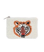  Beaded Tiger Coin Pouch