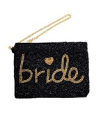  Beaded Bride Coin Pouch with Chain
