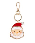  Glitter Santa Clause Shaker Keychain