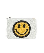  Smilry Face Beaded Coin Pouch