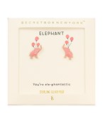  Epoxy Elephant Earrings