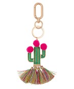  Pom Pom & Cactus Tassel Keychain