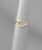  Brass Wave Ring