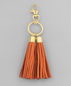  Leather Tassel Key Chain