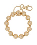  Stain Metal Ball Key Chain Bracelet