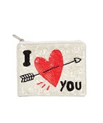  Valentine's Day Heart & Arrow Coin Pouch