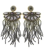  Marquise Tassel Earrings