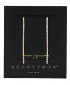  CZ Linear Drop Earrings