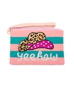  Bead YEE HAW Cowgirl Hat Pouch