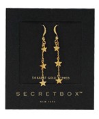  3 Star Charmed Drop Earrings