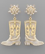  Cowboy Boots Drop Earrings