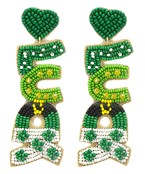  LUCK St. Patrick's Day Earrings