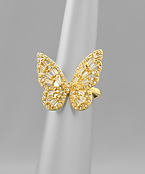  CZ Butterfly Ring