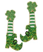  Leprechaun Stockings & Shoes Earrings