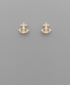  CZ Anchor Studs