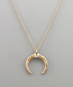  Horn Pendant Necklace
