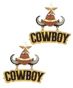  COWBOY & Hat Earrings