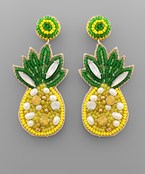  Bead Pineapple Earrings