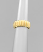  Textured Gold Ring