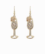  Crystal Champagne Earrings
