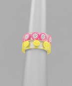  Fruit Slide Printed Ring