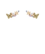  Butterfly & Jeweled Earrings