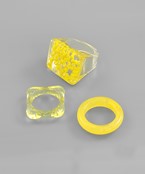  Resin Ring Set