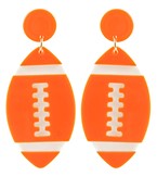  Football Acrylic Earrings