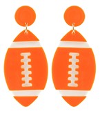  Football Acrylic Earrings