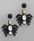  Seed Bead Spider Earrings