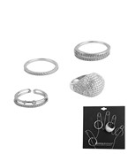  CZ Dome Style Ring Set