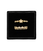  CZ Star Ring Set