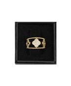  CZ Clover Ring