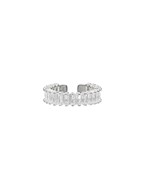  Pave Baguette Crystal Ring