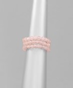  Glass Bead Stretch Ring