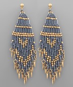  Beaded Tassel Earrings